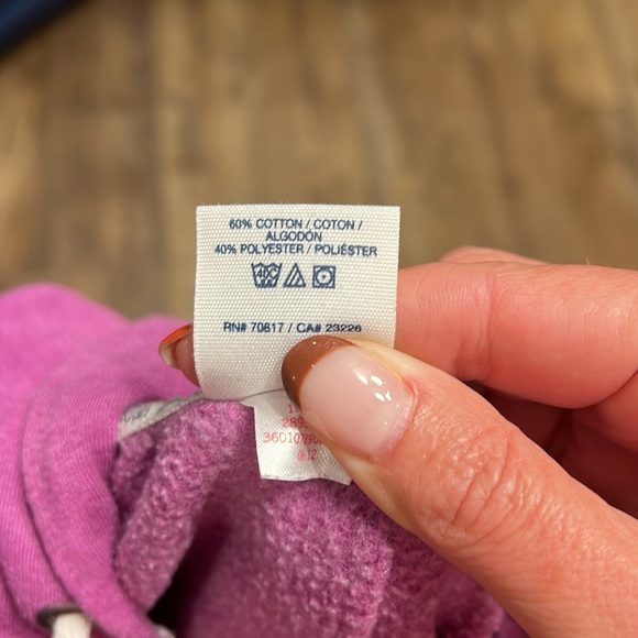 PINK by Victoria’s Secret Pinkish/Purple Vintage Full-Zip Hoodie, Size L, GUC 💜 - Picture 6 of 8